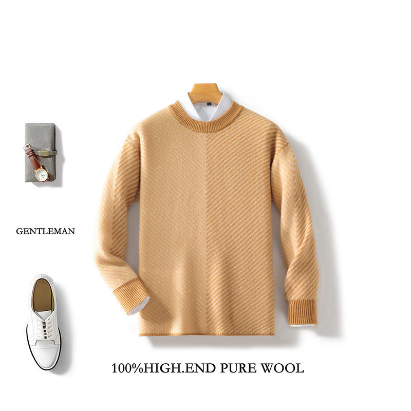 New Fashion Personalized Men's Wool Sweater Top