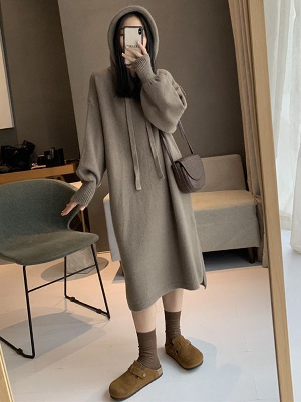 Slimming Belly-covering Base Knitting Dress