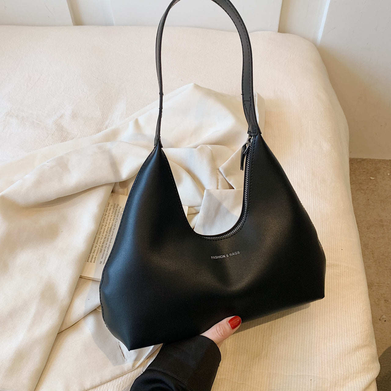 Borsa a tracolla retrò francese, europea e americana, semplice