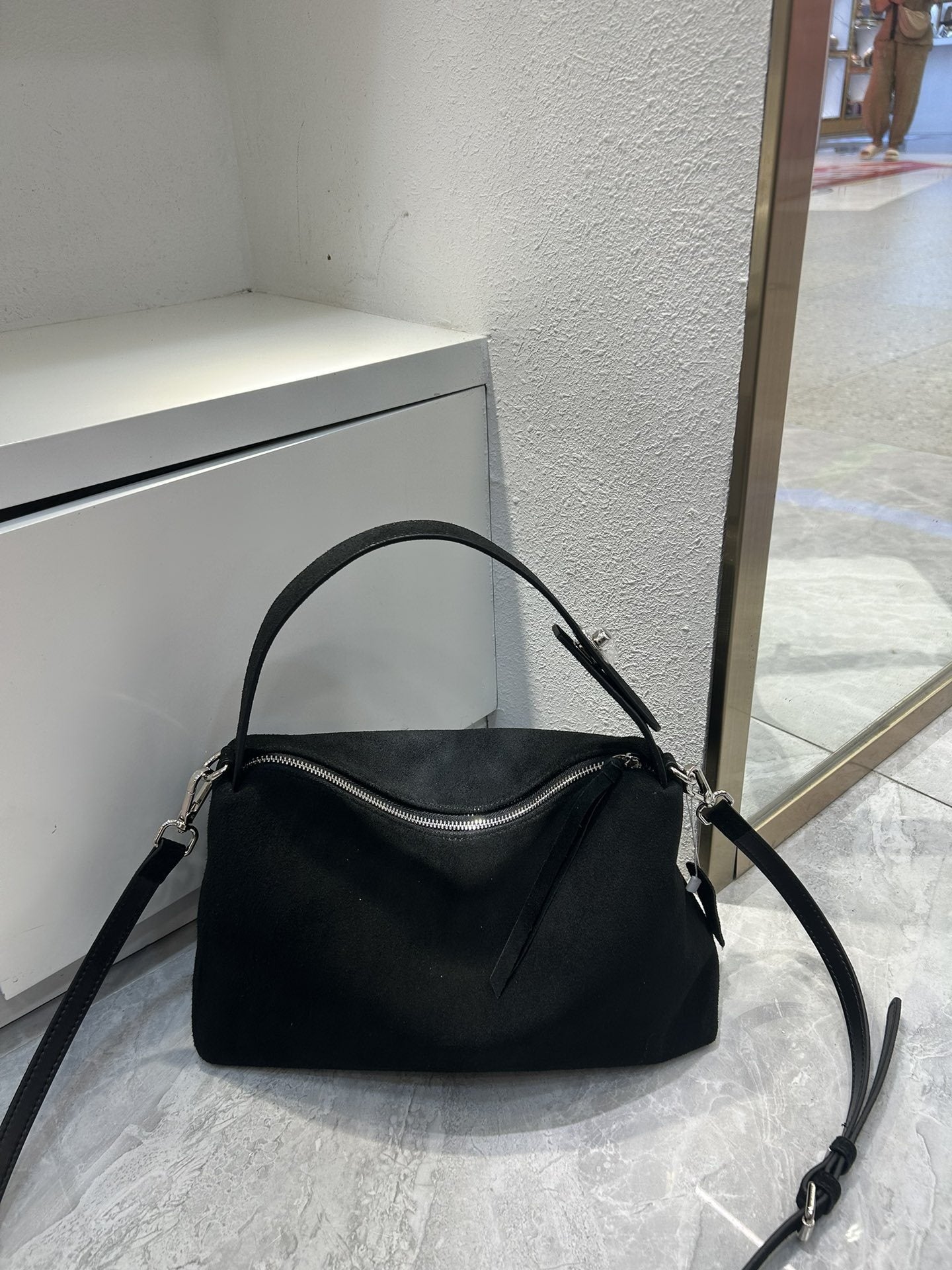 Crossbody Pillow Bag Women's One-shoulder Matte Cowhide Commuter Bag