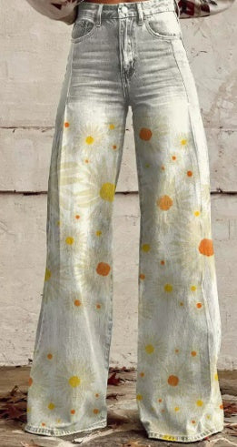 Women's Casual Pants Thin Imitation Jeans