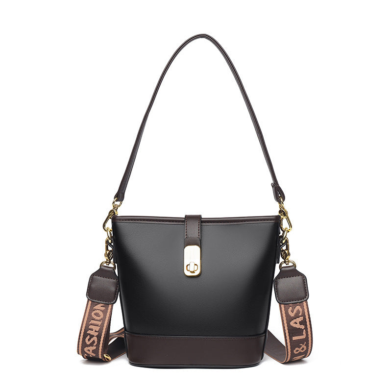 Fashion Korean Style Bucket Bag All-match Shoulder Messenger Bag