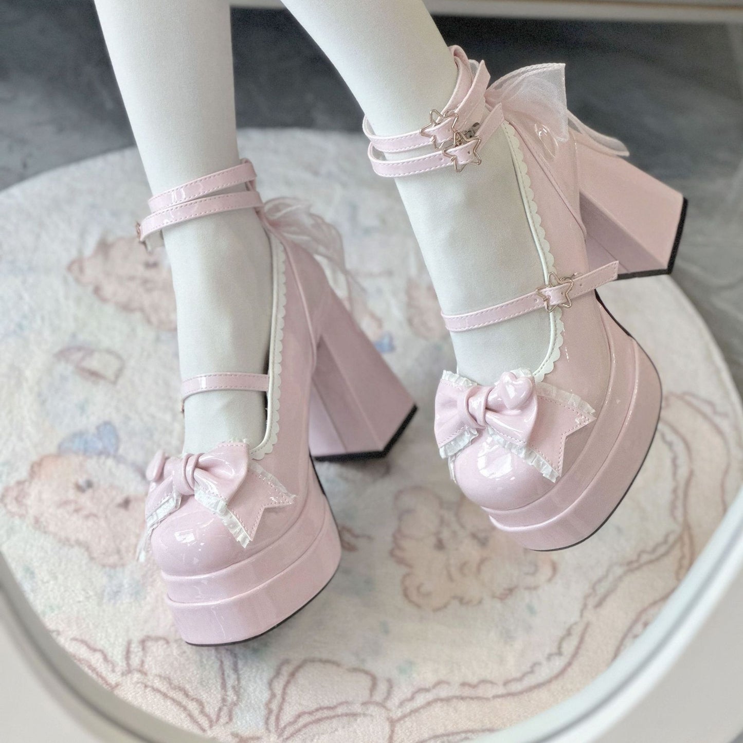 Christmas Cute Girl Lo Shoes Nougat Pastry Feeling Jk Small Leather Shoes