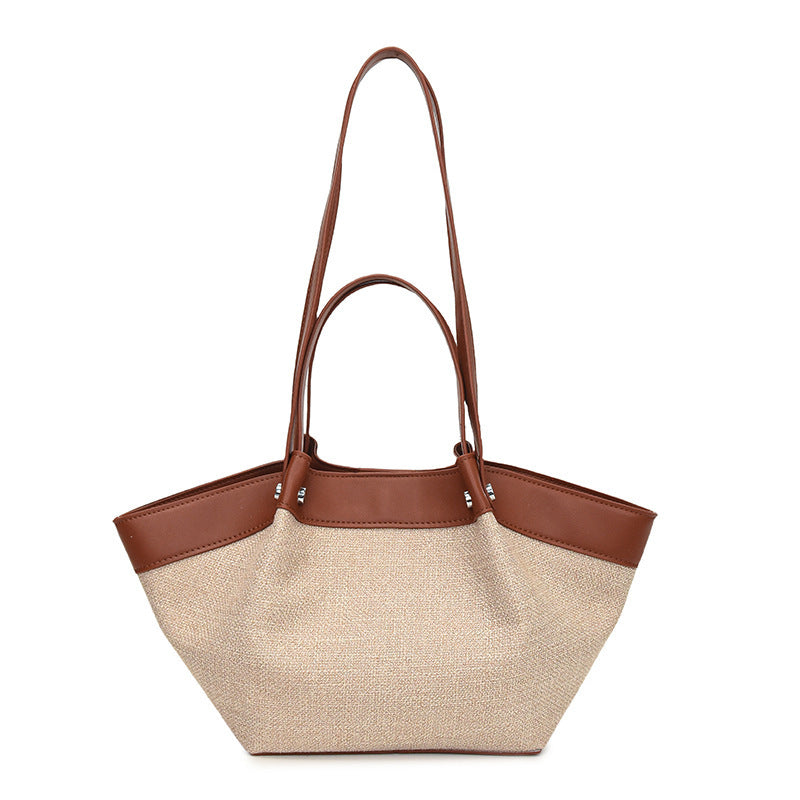 Women's Large-capacity Casual Pleated Tote Handbag