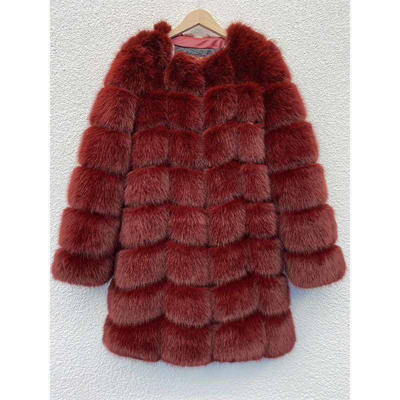 Thick Warm Fur Coat For Women