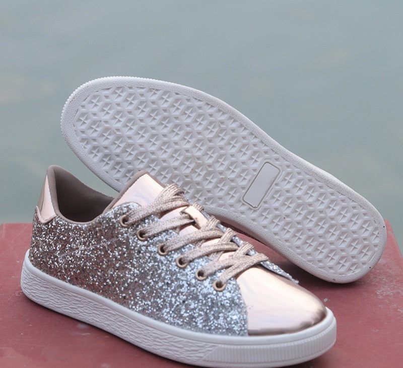 Women's Colorful Sequins Casual Low-top Shoes