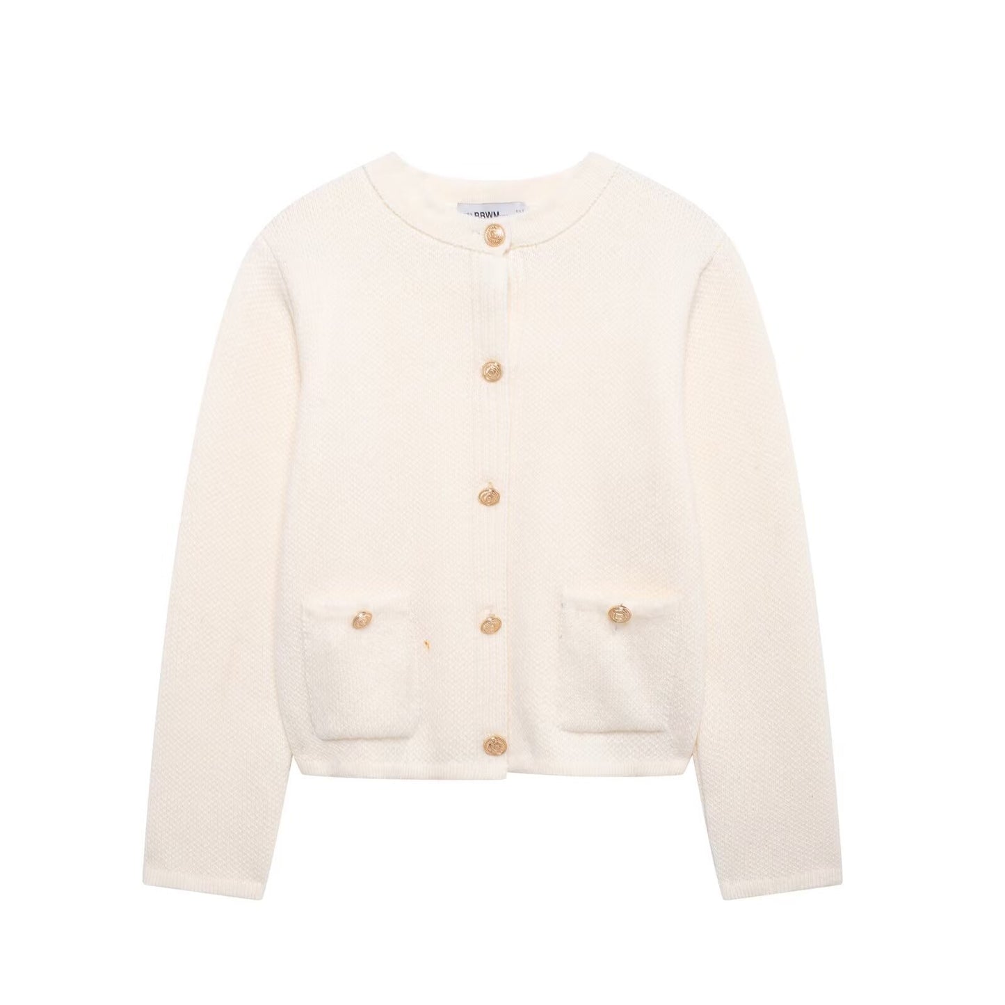 Knitwear Women's Round Neck Solid Color Loose Pullover Leisure