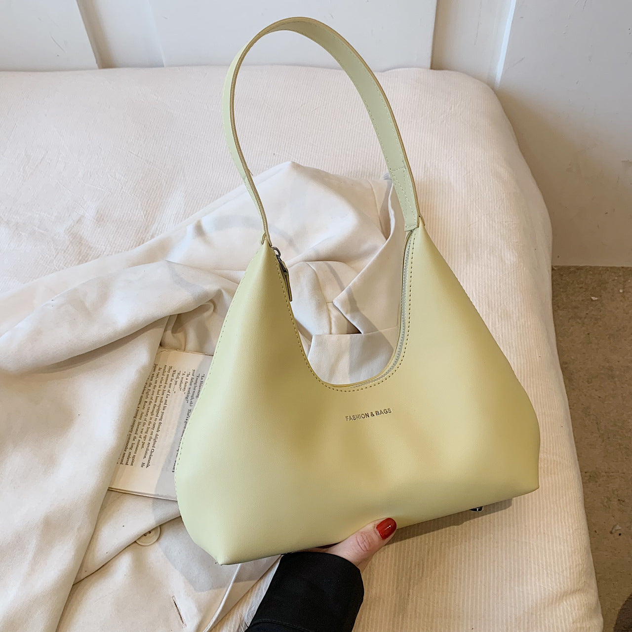 Borsa a tracolla retrò francese, europea e americana, semplice