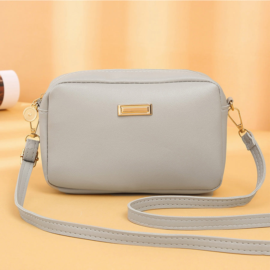 Solid Color Simple PU Material For Women