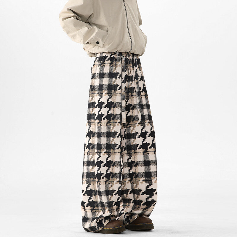 Versatile Couple Sweatpants Men's Loose Straight Trousers