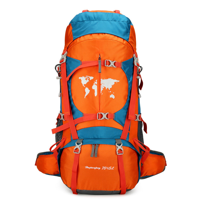 Borsa da arrampicata, zaino professionale da esterno di grande capacità, zaino da trekking fuoristrada da uomo e da donna con staffa, zaino da viaggio e campeggio