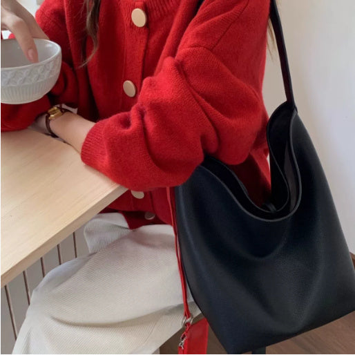 Gray Loose Knitted Women's Chanel Style Top