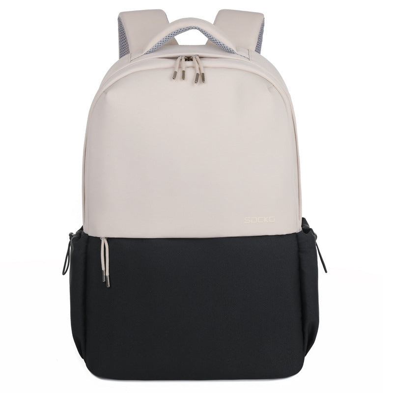 Women's Korean-style Color Matching Student Large Capacity Backpack