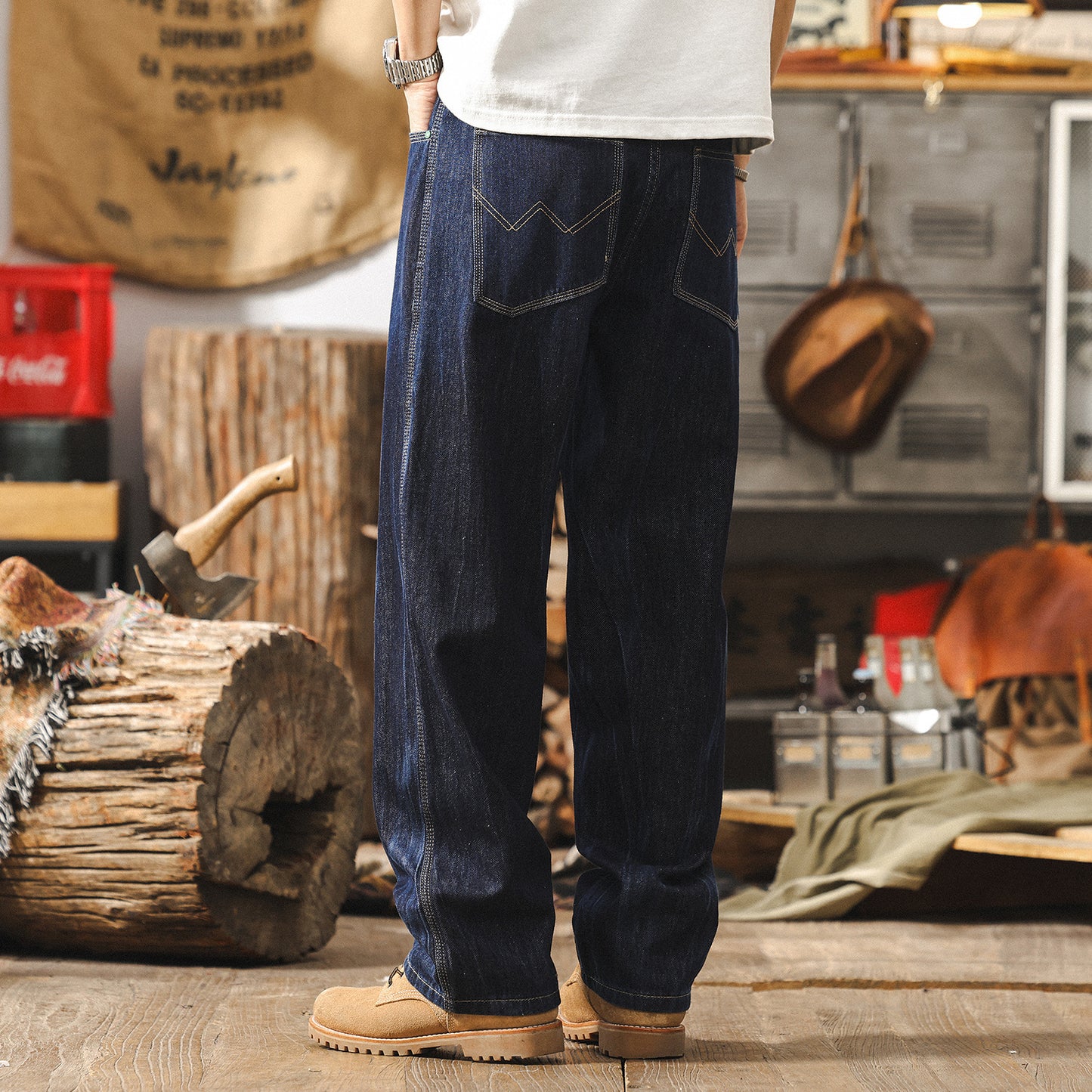 Men's American-style Retro Primary Jeans