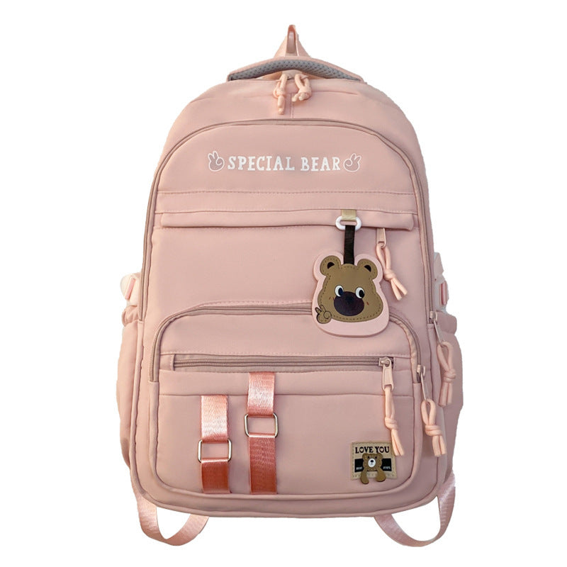 Zaino scolastico portatile di grande capacità per studenti, per alleviare il peso