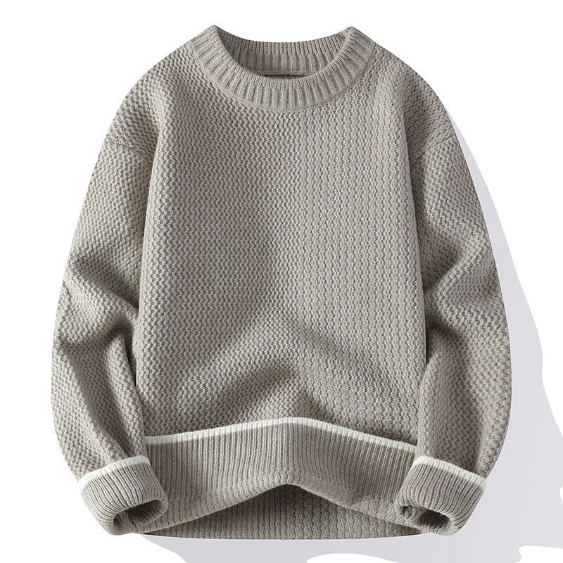 Knitwear Autumn And Winter Round Neck Casual Trend Men's Sweater