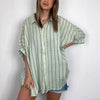 Camicia casual a righe a vestibilità ampia