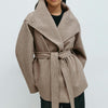 Autumn And Winter High-grade Mid-length Thick Woolen Coat