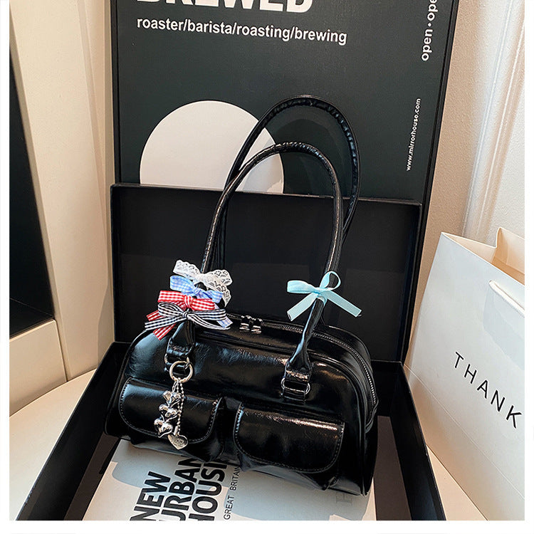 New Autumn Winter Retro One Shoulder Underarm Pillow Bag