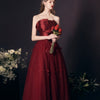 Vestito lungo rosso tubino da donna resistente
