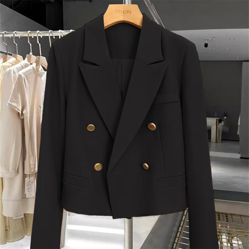 Blazer corto casual in stile western retrò da donna