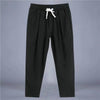 Cotton And Linen Thin Loose Plus Size Sports Straight Pants