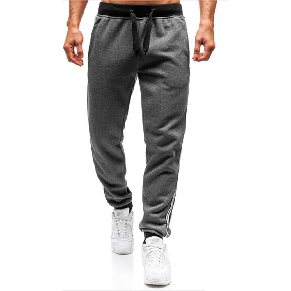 Pantaloni casual estivi da uomo larghi con cuciture oblique