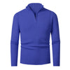 Men's Solid Color Half Zipper Sweater