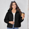 Women's Shell Jacket Hooded Small Loose