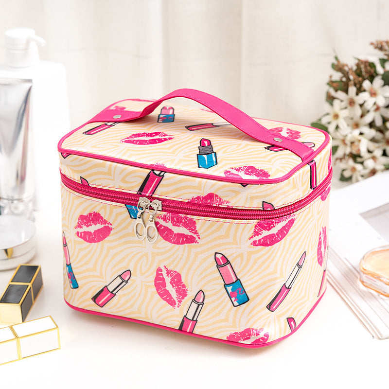 Large Capacity Color Ding Makeup Bag Foldable