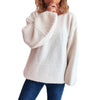 Casual Loose Knitted Round Neck Vintage Chic Sweater