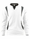 Men's Contrast Color Pullover Sweater