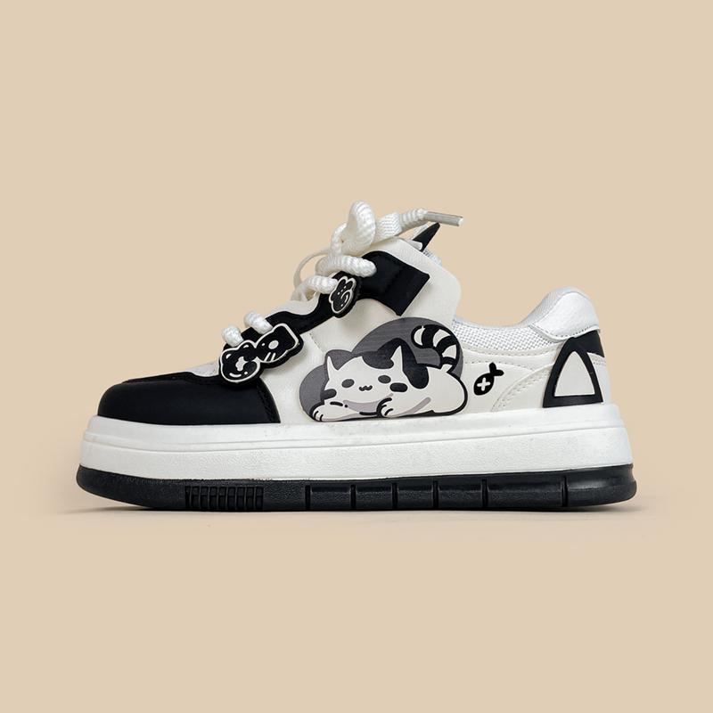 Sneakers casual con plateau, abbinabili e carine