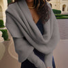 Cross Border Knitted Cardigan Shawl