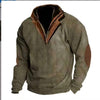 Warm And Loose Outdoor Breathable Stand Collar Men's Sweater