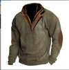 Warm And Loose Outdoor Breathable Stand Collar Men's Sweater