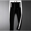Light Luxury Fall Winter Fashion Trendy Brand Color Contrast Patchwork Space Cotton Pants Men
