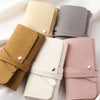 Earring Ring Ear Stud Necklace Watch Pouch Microfiber PU Leather Jewelry Bag