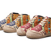 Comfortable Round Head Batik Patchwork Handmade Martin Shoes