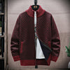 New Men's Casual Zipper Sweater Coat All-matching