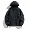 Spring And Autumn High-grade Simple Versatile Trench Coat Windproof Hood Jacket