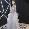 Evening Dress Skirt Women Fashion Banquet French Sequins Long Mori Series