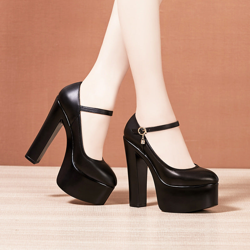 Super High Heel 15CM Cheongsam Model Catwalk Show Shoes Women