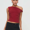 Top sexy da donna senza maniche con spalle scoperte