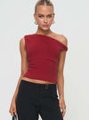 Top sexy da donna senza maniche con spalle scoperte