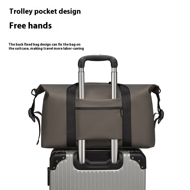 Borsa da viaggio portatile di grande capacità per viaggi d'affari brevi da uomo