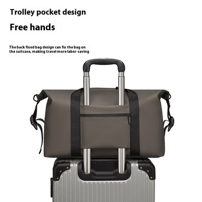 Borsa da viaggio portatile di grande capacità per viaggi d'affari brevi da uomo