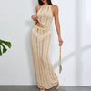 Top And Mid-length Skirt Set Sun-protective Beach Dress Set