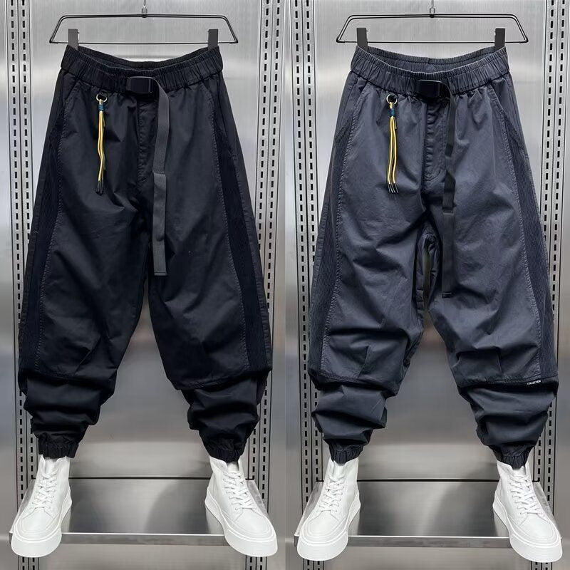 Men's Sports Pants Spring And Autumn Korean Style Workwear Ankle-tied