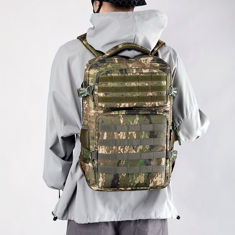 Outdoor Camouflage Mountaineering Multi-functional Large Capacity Backpack